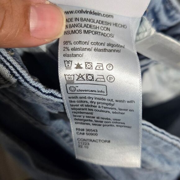 Men's Calvin Klein Skinny Jeans 31x30 - Picture 8 of 9